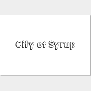 City of Syrup / / Typography Design Posters and Art